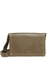 Cross Body Tas Boston Leder Basilic pepper Groen boston BBOS01