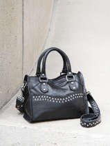 Cross Body Tas Glam Leder Basilic pepper Zwart glam BGLA72