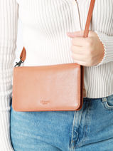 Cross Body Tas Four Seasons Leder Milano Bruin four seasons SOPLW105-vue-porte