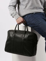 Documententas /cross Body Arthur & aston Zwart diego 1438-23-vue-porte