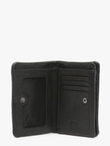 Portefeuille Leder Biba Zwart wallet SFM4L-vue-porte
