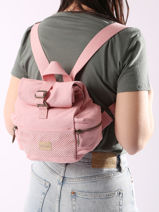 Rolltop Rugzak S Narcisse Woomen Roze narcisse WNAR04-vue-porte