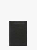 Portefeuille Leder Madras Etrier Zwart madras EMAD271