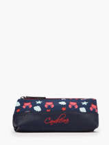 Pennenzak 1 Compartiment Retro Cameleon Blauw retro PBRETROU