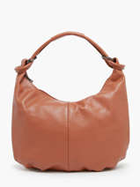 Schoudertas Caviar Leder Milano Bruin caviar CA23117