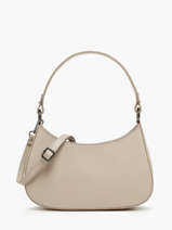 Schoudertas Caviar Leder Milano Beige caviar CA23120