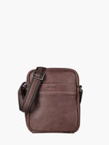 Cross Body Tas Spider Leder Etrier Bruin spider 12645