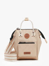 Cross Body Tas Nano Bag 1 Compartiment Cabaia Beige adventurer NANOBAG