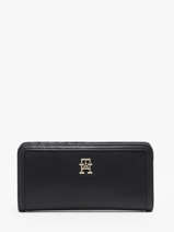 Portefeuille Th Monotype Tommy hilfiger Blauw th monotype AW16210