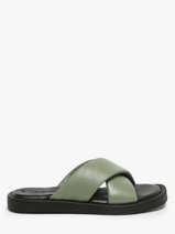 Slippers Uit Leder Tamaris Groen women 42