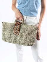 Handtas Riviera Virginie darling Beige riviera RIVRMEDR-vue-porte