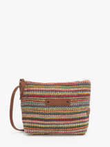 Cross Body Tas Over The Rainbow Raphia Le voyage en panier Veelkleurig over the rainbow PM457