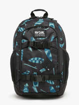 Rugzak 2 Compartimenten Rip curl Zwart bts 14QMBA