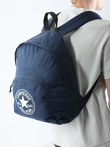 Rugzak Converse Blauw basic 55CTN30-vue-porte
