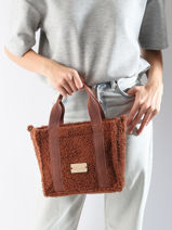 Cross Body Tas Muflier Woomen Bruin muflier WMUF11-vue-porte