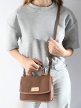 Cross Body Tas Laelia Woomen Bruin laelia WLAE02-vue-porte