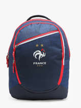 Rugzak 3 Compartimenten Federat. france football Blauw fff 24GX204B