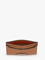 Kaarthouder Ninon Leder Lancel Bruin ninon A12795-vue-porte