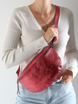 Heuptasje Nine Leder Milano Rood nine NI21123-vue-porte
