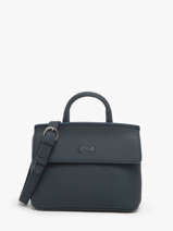 Cross Body Tas Calie Leder Nathan baume Blauw nathan 19