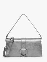 Schoudertas Nine Leder Milano Zilver nine NI24066
