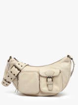 Cross Body Tas Cargo Leder Basilic pepper Beige cargo BCAR04