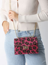 Cross Body Tas Velvet Leopardo Leder Milano Roze velvet leopardo VL21121-vue-porte