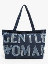 Schoudertas Denim Katoen Miniprix Blauw denim 26