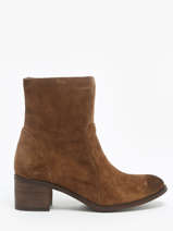 Enkellaarsjes Met Hak Alias Trevor Uit Leder Aliwell Bruin women ALIAS