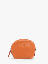 Portemonnee Caviar Leder Crinkles Oranje caviar 14026