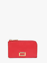 Kaarthouder Angèle Leder Lancel Rood angele A13158
