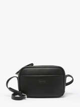 Cross Body Tas City Court Leder Lacoste Zwart city court NF4506IE