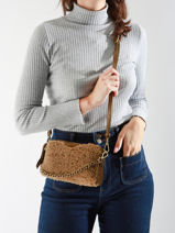 Cross Body Tas Vintage Leder Mila louise Veelkleurig vintage 23673XST-vue-porte