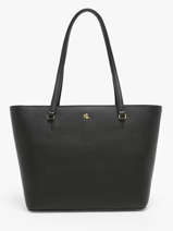 Schoudertas Medium Karly Leder Lauren ralph lauren Zwart karly 31924351