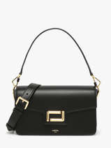 Schoudertas Angele Leder Lancel Zwart angele A13149