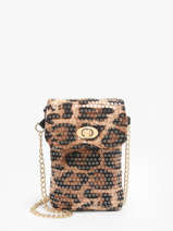 Telefoonetui /cross Body Miniprix Bruin ciao boum 659