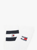 Sokken Tommy hilfiger Wit socks 71230657-vue-porte