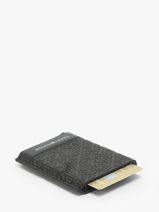 Portefeuille Monogram Tommy hilfiger Zwart monogram AM12783-vue-porte