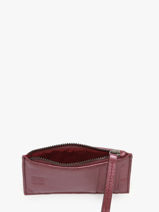 Kaarthouder Leder Biba Roze wallet SFM8L-vue-porte