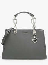 Cross Body Tas Cynthia Leder Michael kors Grijs cynthia F4SCYS2T