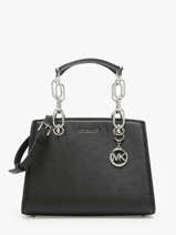 Cross Body Tas Cynthia Leder Michael kors Zwart cynthia F4SCYS5T