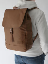 Rugzak 1 Compartiment Met 16" Laptopvak Eastpak Bruin cnnct f EK0A5BJH-vue-porte