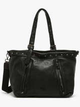 Cross Body Tas Barcelone Leder Basilic pepper Zwart barcelone BBAC01