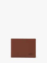 Portefeuille Leder Yves renard Bruin foulonne 2378