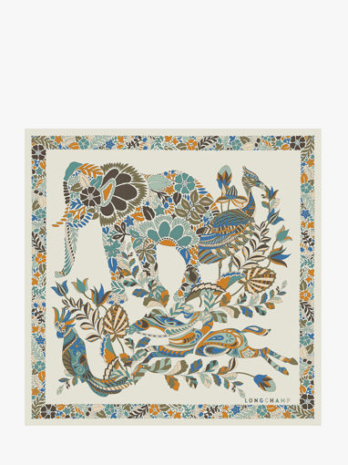 Longchamp Soie gots Foulard Groen