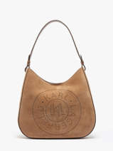 Schoudertas K Circle Leder Karl lagerfeld Bruin k circle A1W30165