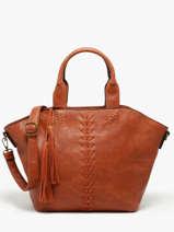 Handtas Winter Pompon Miniprix Bruin winter pompon 6061