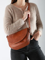 Cross Body Tas Winter Tresse Miniprix Bruin winter tresse 6004-vue-porte
