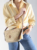 Cross Body Tas Shetland Etrier Bruin shetland ESHE168S-vue-porte