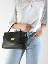 Handtassen Donna Grace Leder Lancaster Zwart donna grace 70-vue-porte